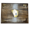 Premium Wooden Playing Card Storage Box with Brass Inlay – Vintage Handmade Card Organizer & Gift Box