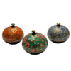 Handcrafted Floral Powder Box Set of 3 – Decorative Wooden Jewelry & Cosmetic Storage Boxes with Lid