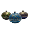 Luxury Handcrafted Decorative Powder Box Set of 3 – Premium Floral Wooden Jewelry & Vanity Storage Containers