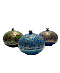 Luxury Handcrafted Decorative Powder Box Set of 3 – Premium Floral Wooden Jewelry & Vanity Storage Containers