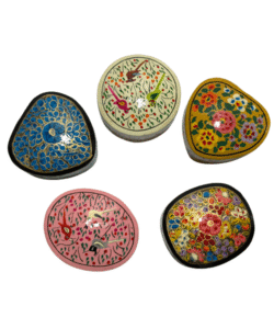 Handcrafted Floral & Bird Motif Decorative Ring Box Set