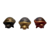 Hand-Painted Paper Mache Tortoise Keepsake Boxes (Set of 3)